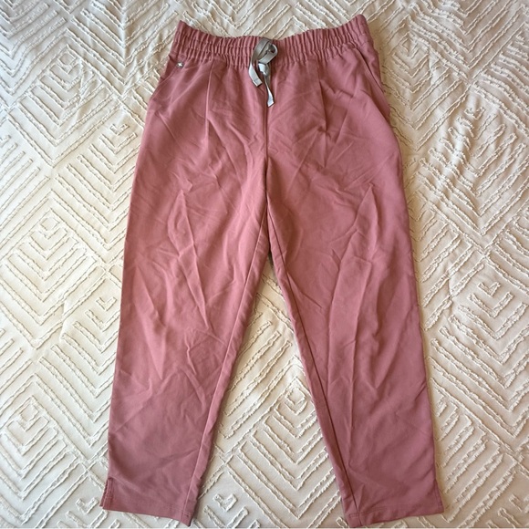 Figs Pants - Figs Mauve High Waist Skinny Scrub Pants | LP